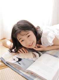 Japanese blossom beautiful girl pure sweet private room nightdress beautiful legs white tender lovely life photo(19)